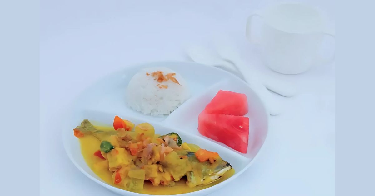 Resep MPASI - Nasi Ikan Kuah Kuning